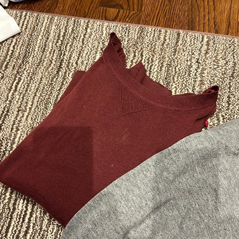 Lululemon sweaters… 2 different colors.. ruby red and grey.